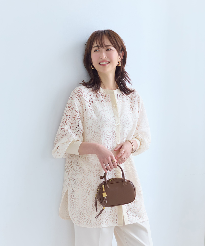 大人女性のレースブラウス|編集部が着て選んだ、甘くなりすぎない大人の3枚