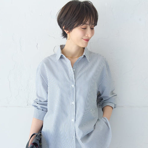 ノーアイロンで毎日着たい「ビッグシャツ」がオトナ女性の着こなしを変える理由