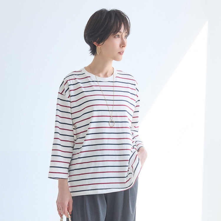 大人のボーダーは「3色使い」が新定番！カジュアルになりすぎない理由