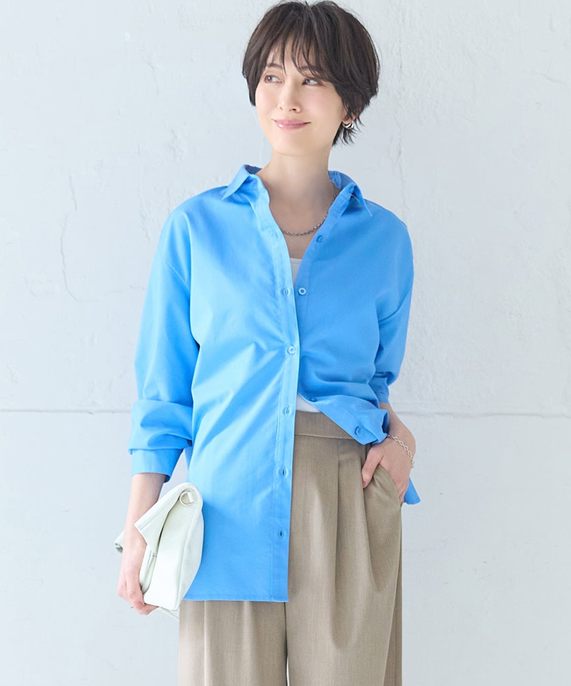 大人女性の夏のきれいめパンツ｜涼しく、脚すっきり見える通勤の一本