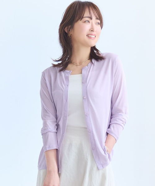 暑い日も、冷房がつらい日も。大人の夏に頼れる日本製・綿100％のカーディガン