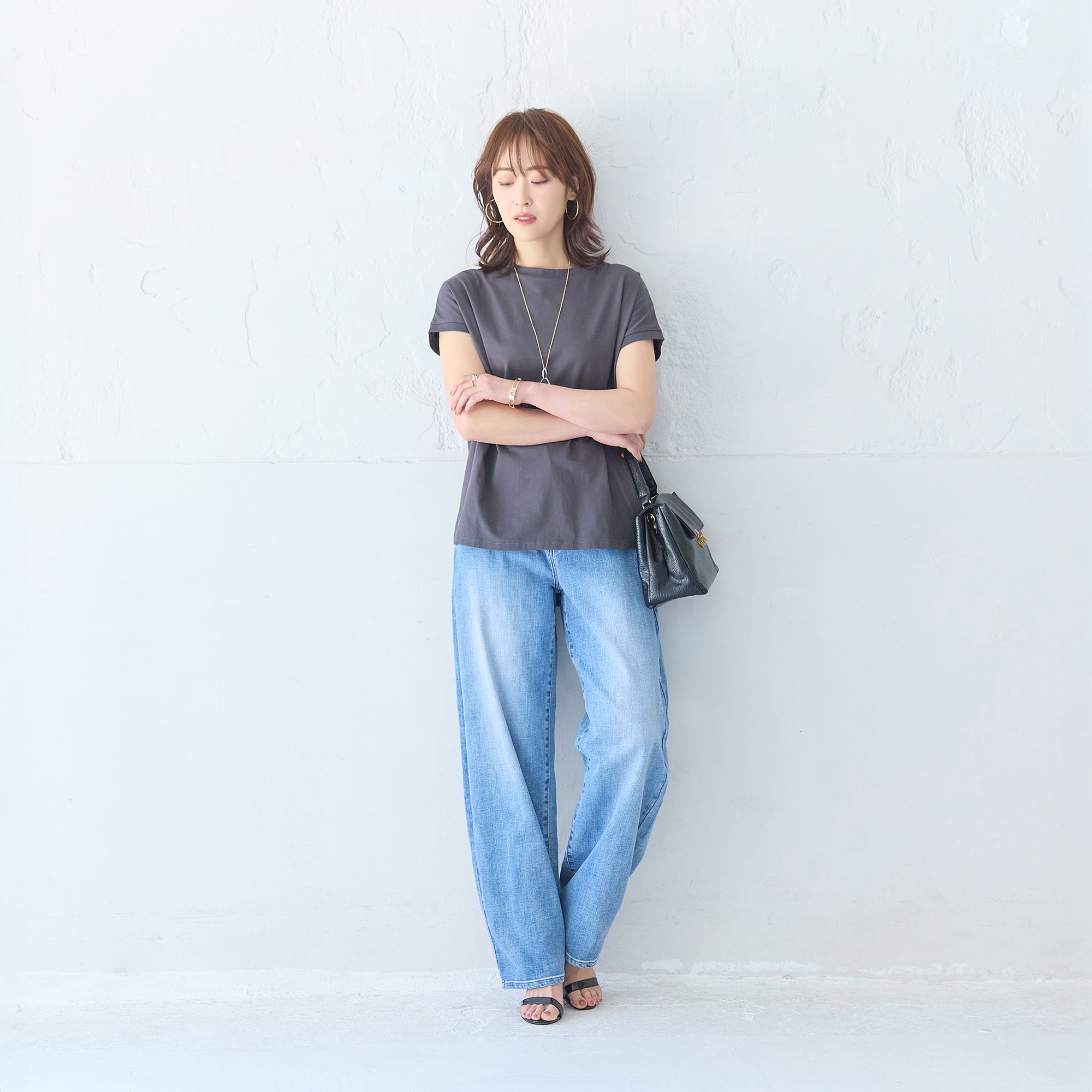 汗対策コットンTシャツ（選べる2枚セット）｜汗ジミ防止機能&着回し力