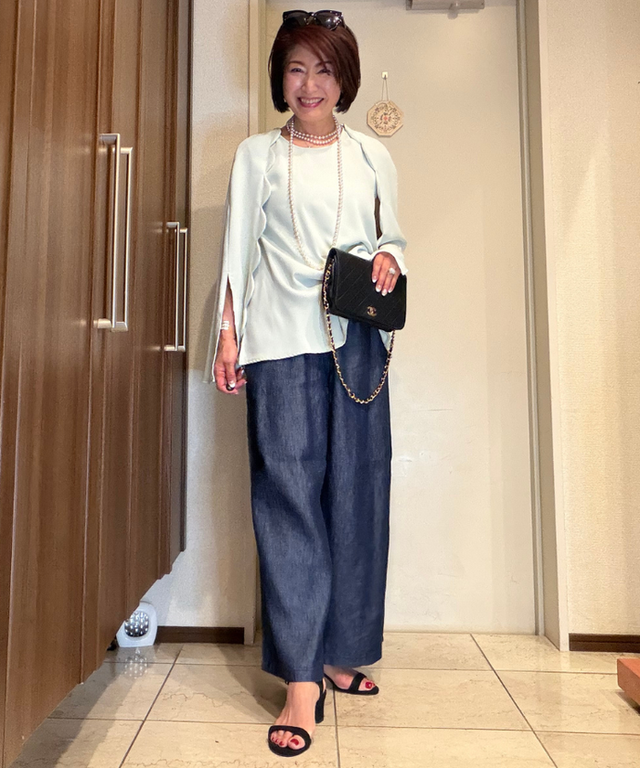 161cm / Lサイズ(股下62cm)着用