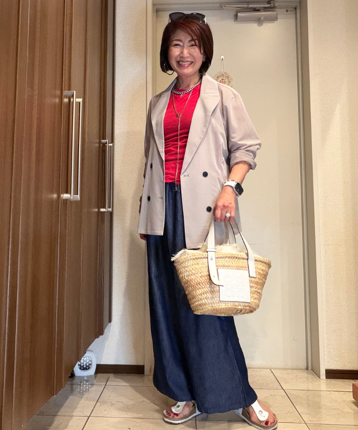 161cm / Lサイズ(股下62cm)着用