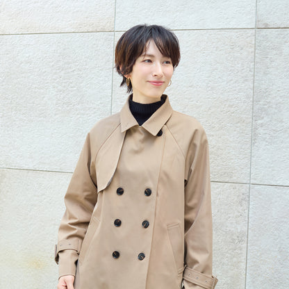 ショート丈トレンチコート