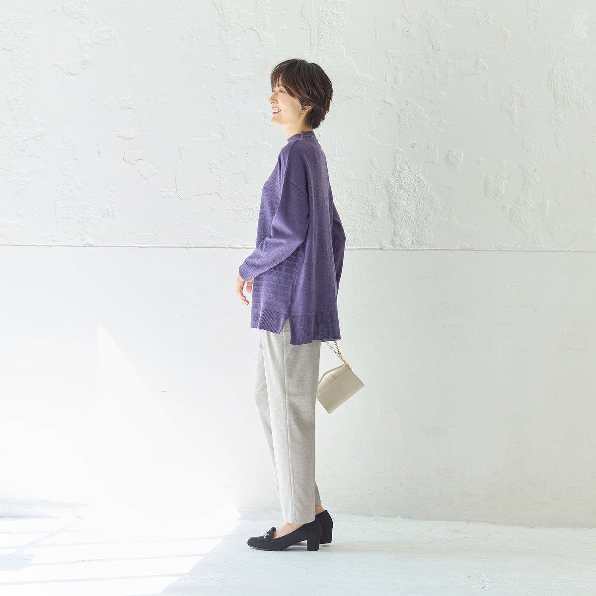 ケーブル切替セーター