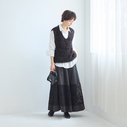 ラメシャギーベスト