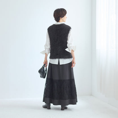 ラメシャギーベスト