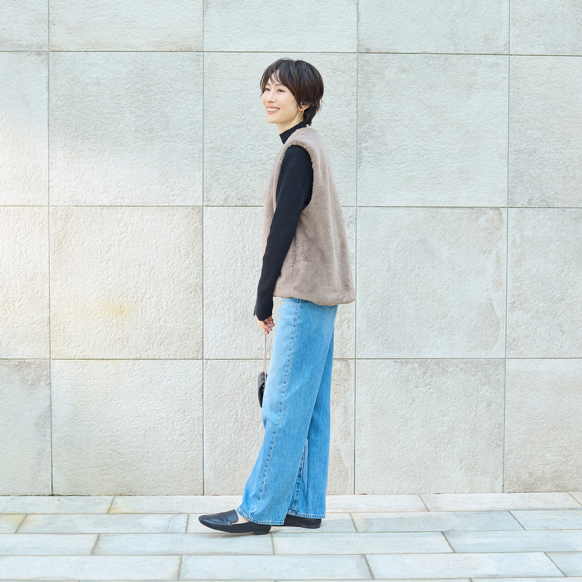 エコファーショートベスト