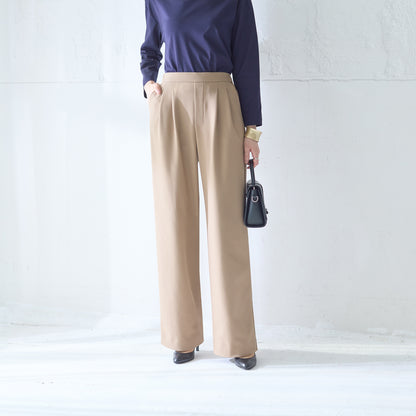 ツータックワイドパンツ