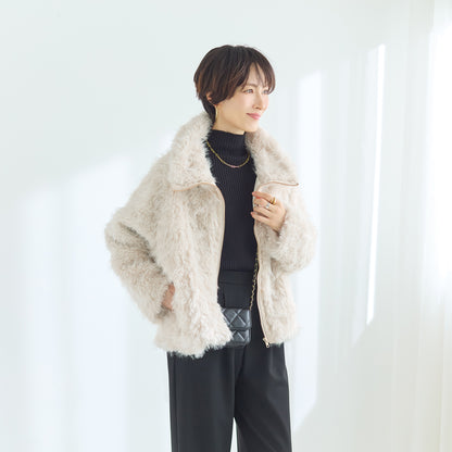 エコファーショートジャケット