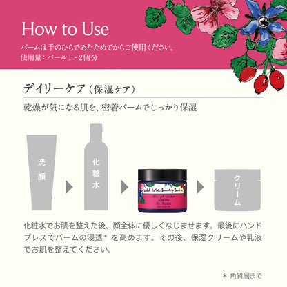 ニールズヤード レメディーズ ワイルドローズ ビューティバーム（プレミアム高機能化粧水のサンプル6包付き）
